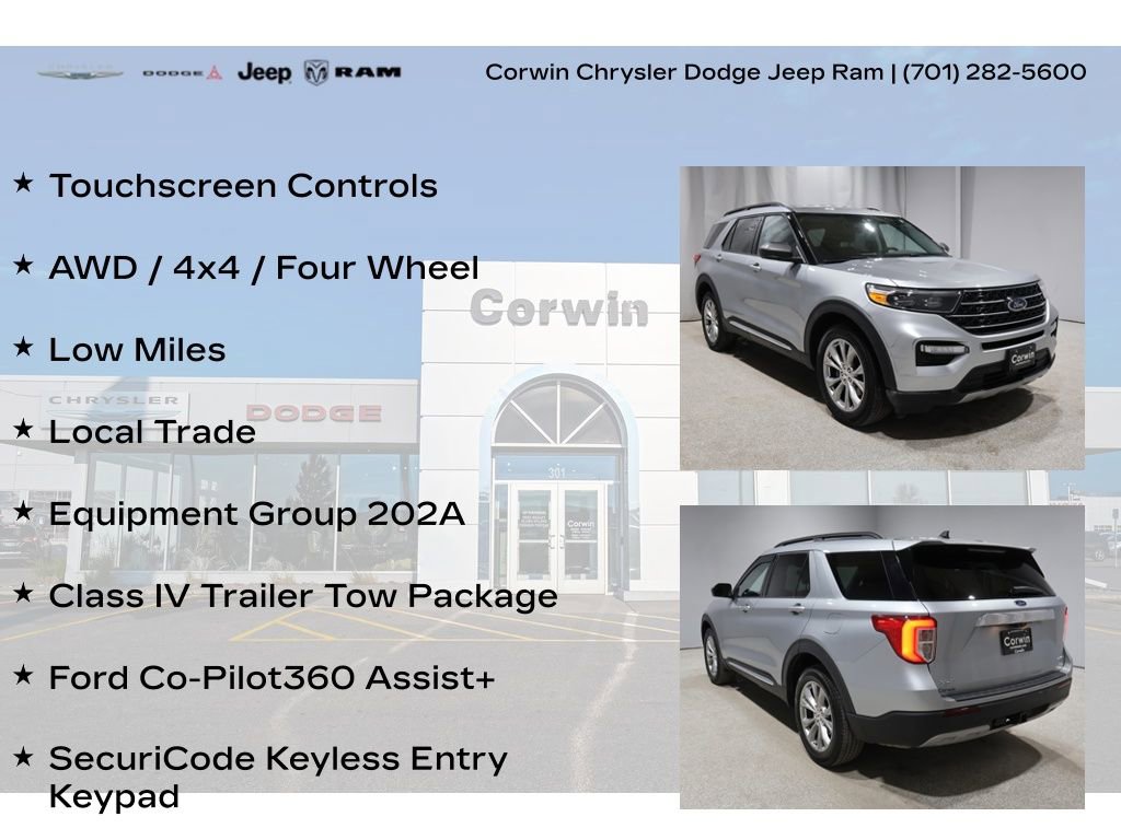 Used 2024 Ford Explorer XLT w/ Equipment Group 202A image 8