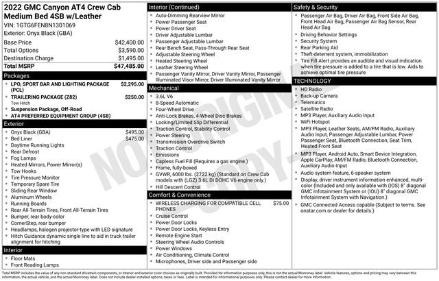 Used 2022 GMC Canyon AT4 AWD/4WD image 25