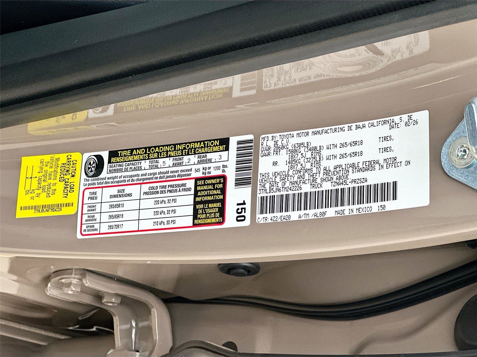 New 2026 Toyota Tacoma TRD Off-Road image 24