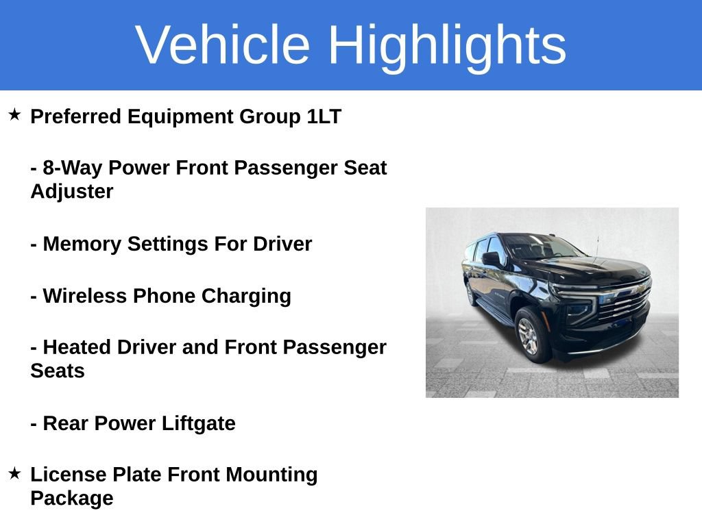 Used 2025 Chevrolet Suburban LT AWD/4WD image 3
