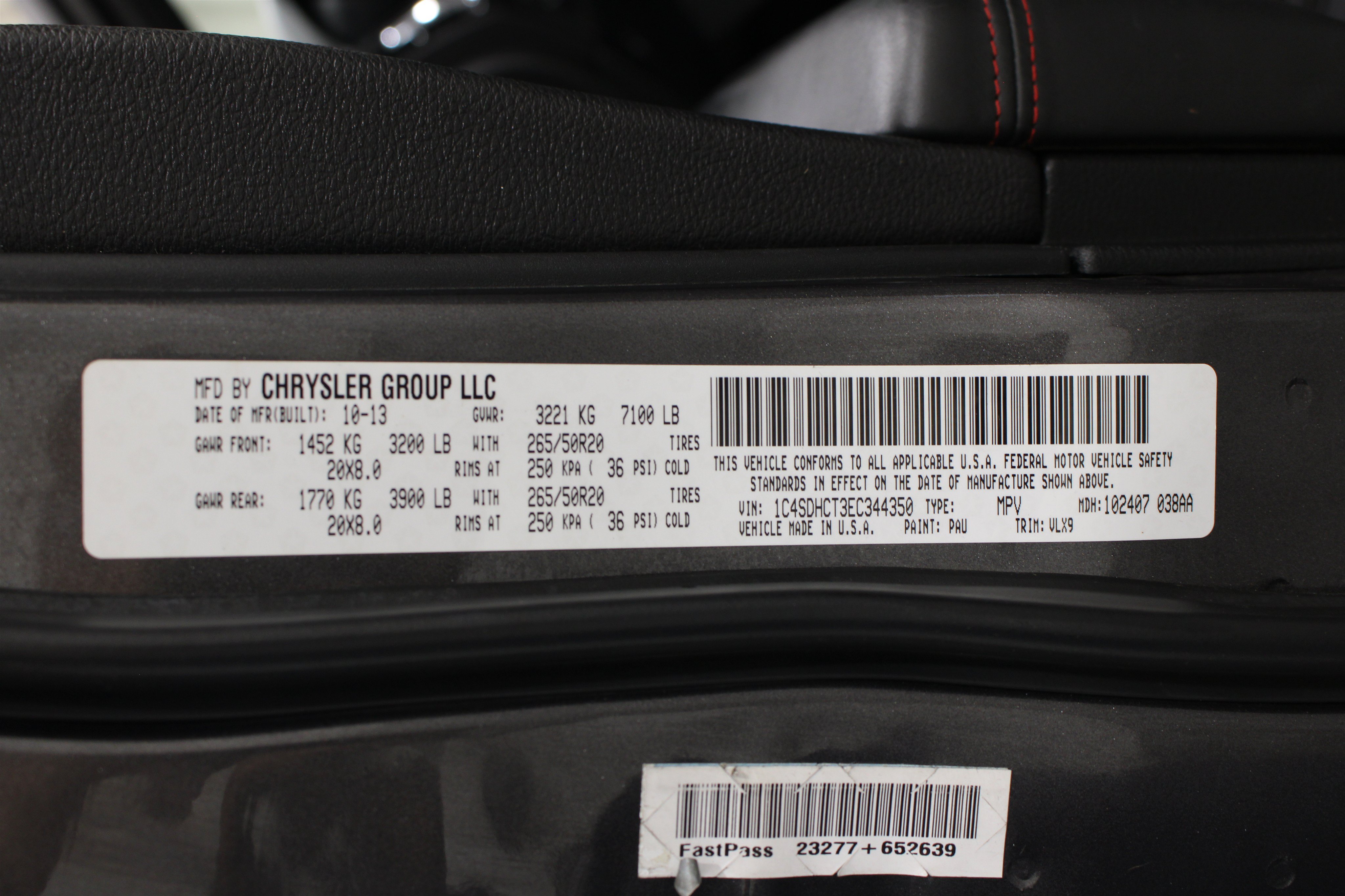 Used 2014 Dodge Durango R/T w/ Premium Nappa Leather Group RWD image 40
