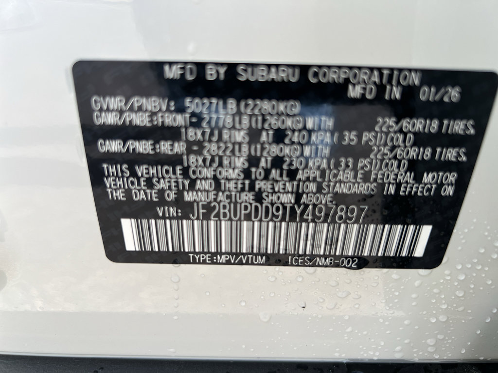 New 2026 Subaru Outback Limited AWD/4WD image 34