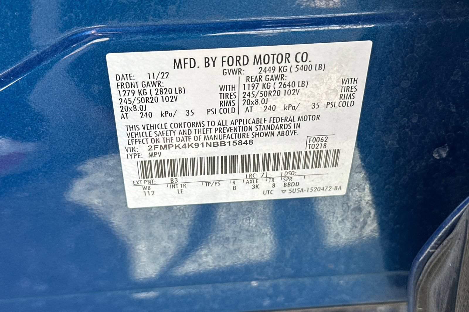 Used 2022 Ford Edge Titanium w/ Class II Trailer Tow Package AWD/4WD image 28