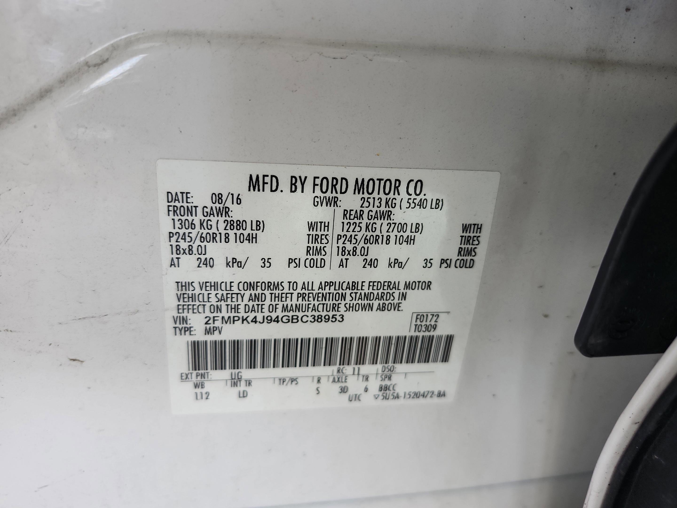 Used 2016 Ford Edge SEL w/ Equipment Group 201A AWD/4WD image 18