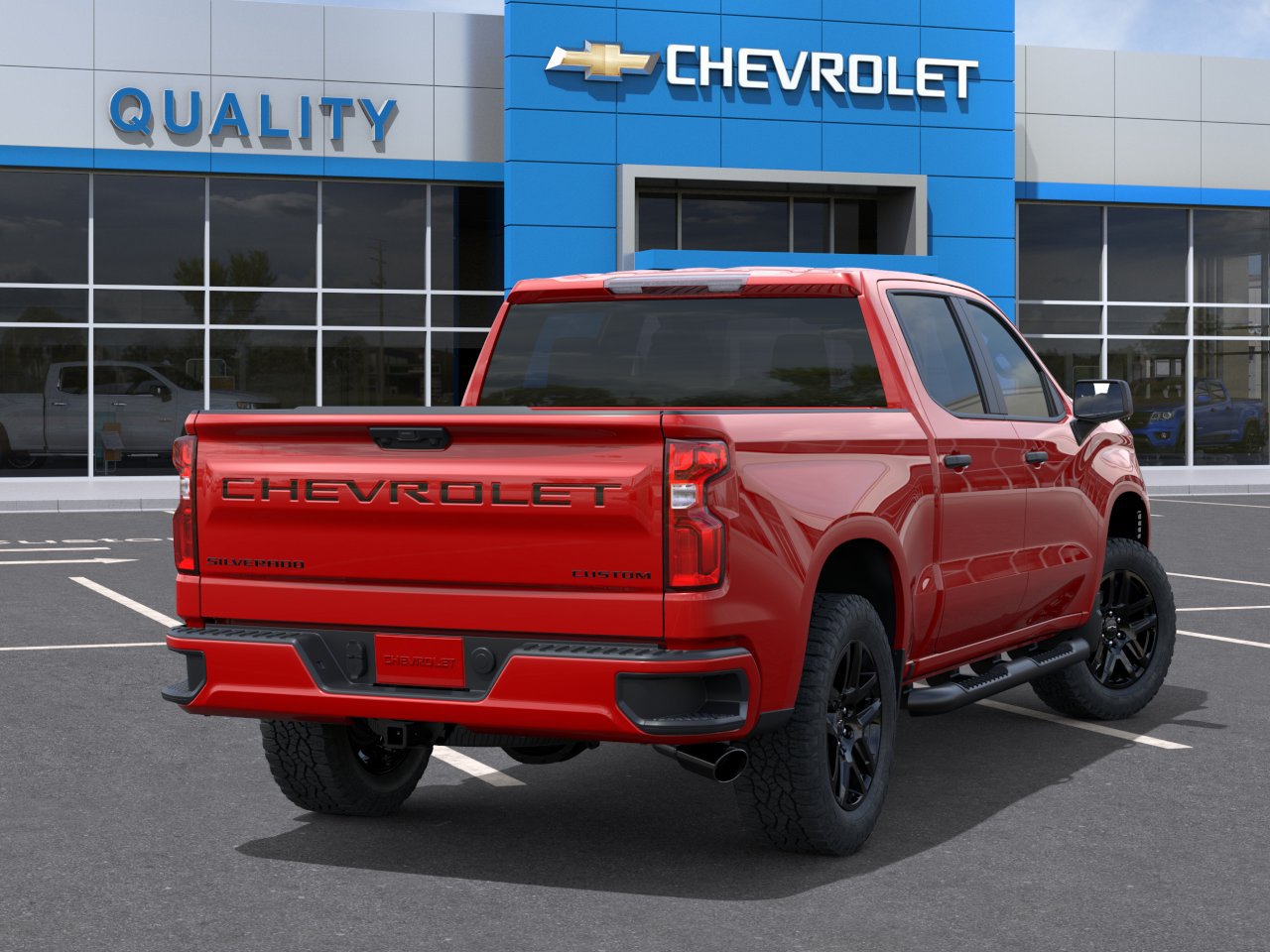 New 2026 Chevrolet Silverado 1500 Custom w/ Turbomax Blackout Package RWD image 4