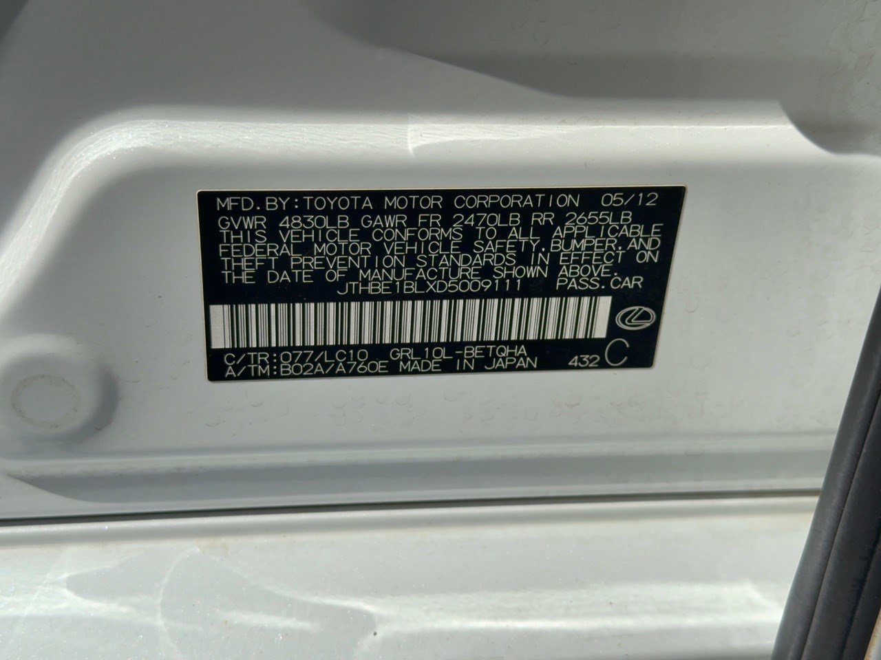 Used 2013 Lexus GS 350 w/ Premium Pkg RWD image 32