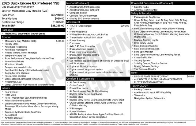 Used 2025 Buick Encore GX Preferred FWD image 7