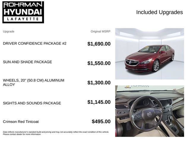 Used 2017 Buick LaCrosse Premium w/ Driver Confidence Package #2 AWD/4WD image 4