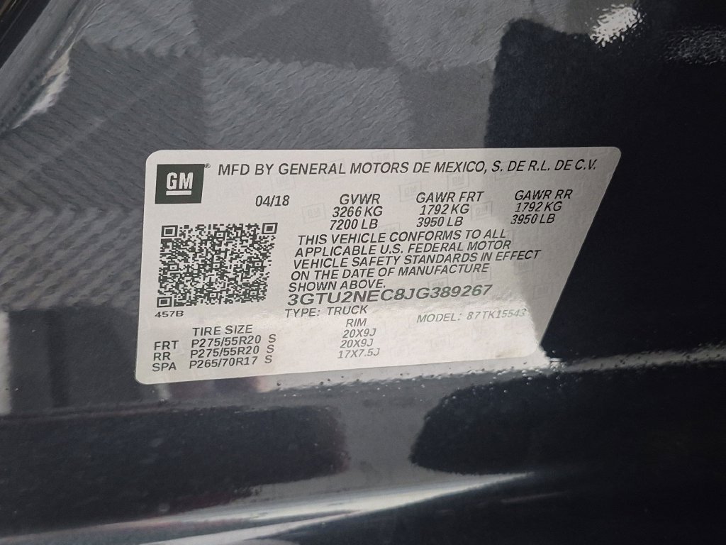 Used 2018 GMC Sierra 1500 SLT w/ SLT Premium Package AWD/4WD image 38
