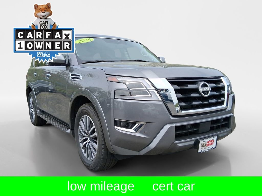 Certified 2024 Nissan Armada SL w/ Captain's Chairs Package AWD/4WD 360° Tour