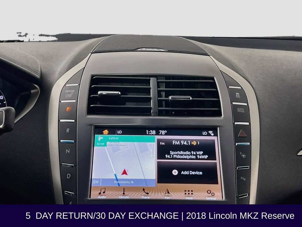 Used 2018 Lincoln MKZ Reserve w/ Technology Package AWD/4WD image 17