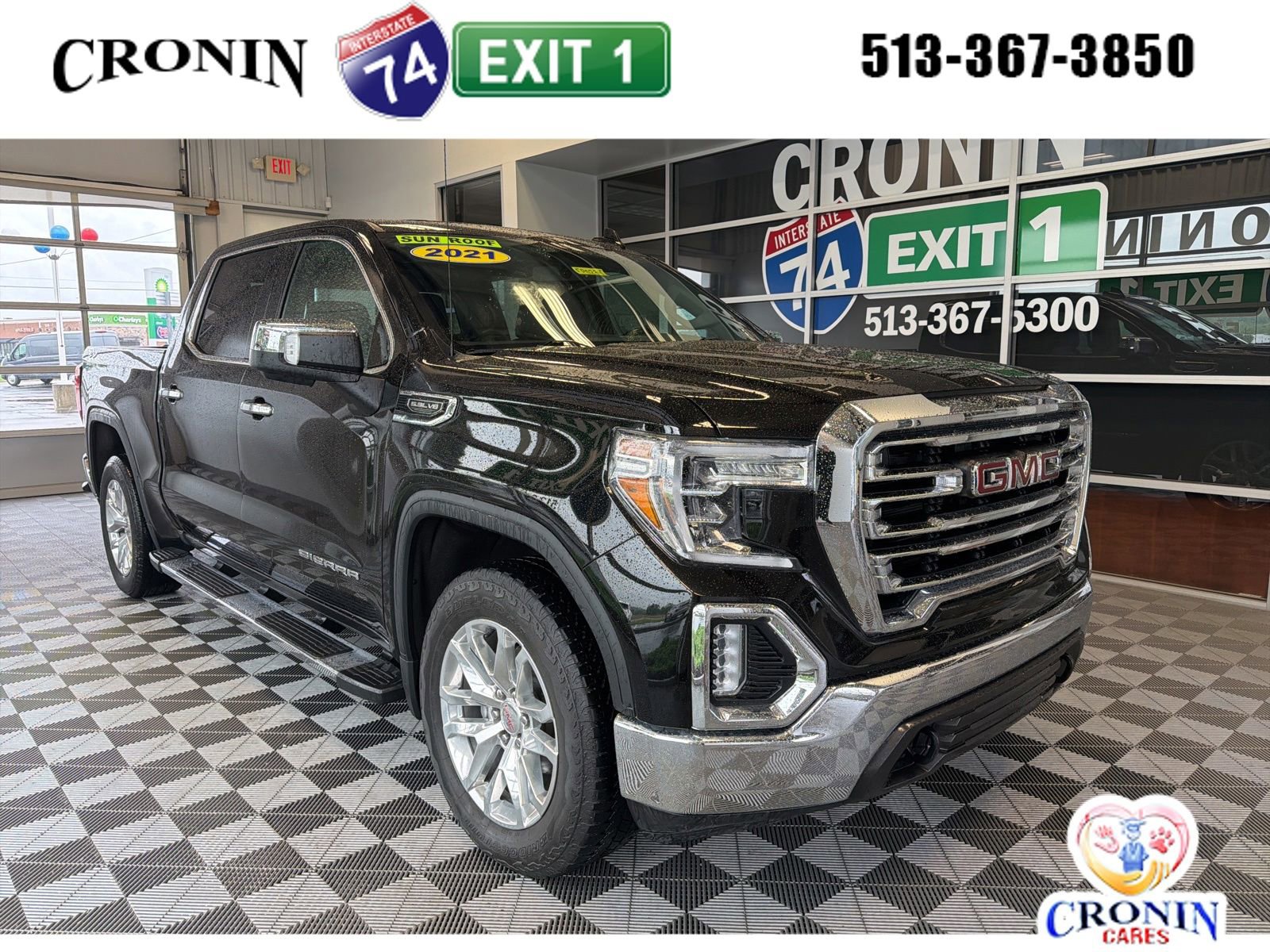 Used 2021 GMC Sierra 1500 SLT w/ SLT Convenience Package AWD/4WD image 1