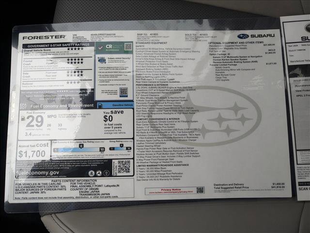 New 2026 Subaru Forester Limited AWD/4WD image 19