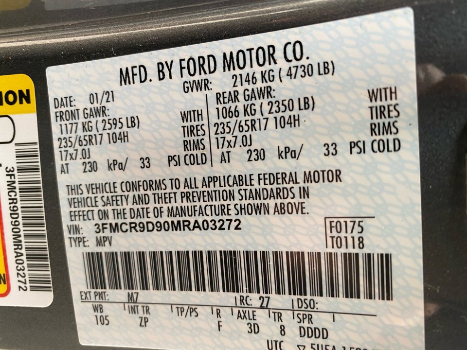 Used 2021 Ford Bronco Sport Badlands w/ Badlands Package image 38