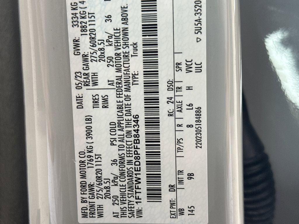 Used 2023 Ford F150 Platinum w/ Equipment Group 701A High image 44