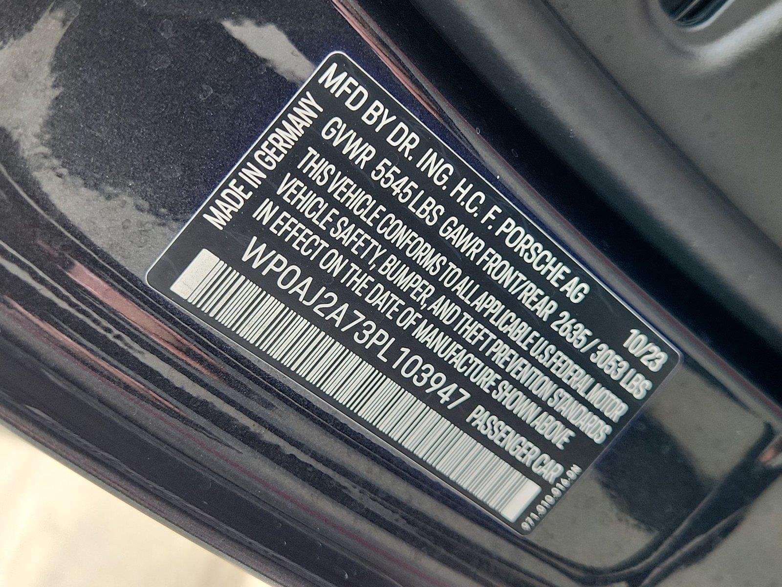 Used 2023 Porsche Panamera Platinum Edition RWD image 34