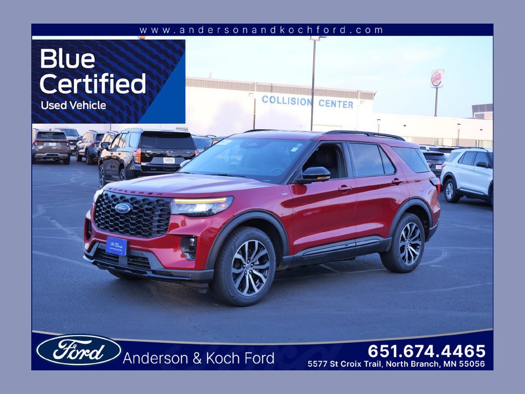 Certified 2025 Ford Explorer ST-Line AWD/4WD image 1