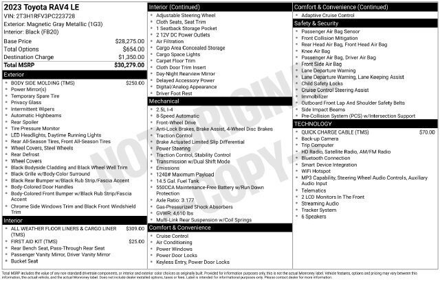 Certified 2023 Toyota RAV4 LE FWD image 32