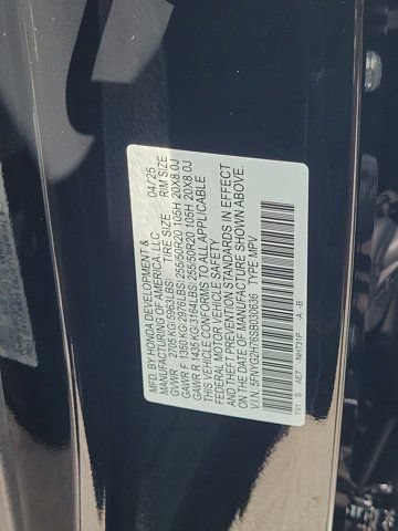 Certified 2025 Honda Pilot Touring image 35