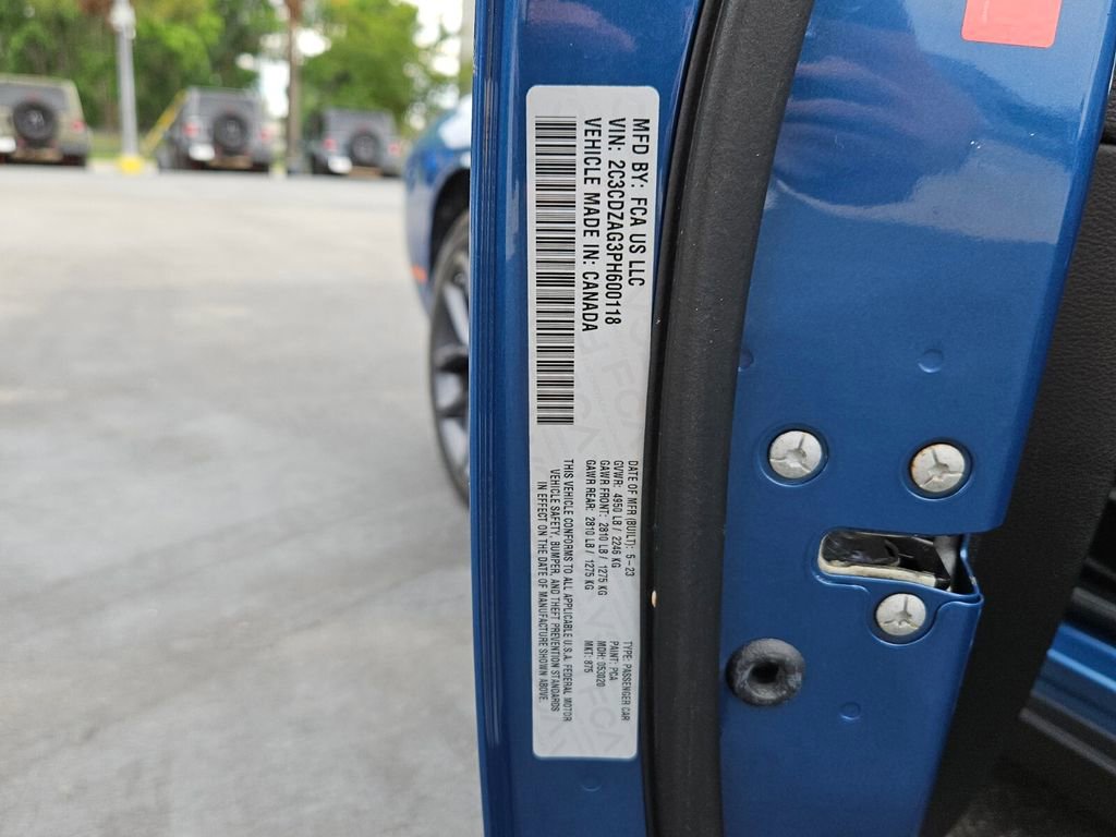 Used 2023 Dodge Challenger SXT w/ Blacktop Package RWD image 14
