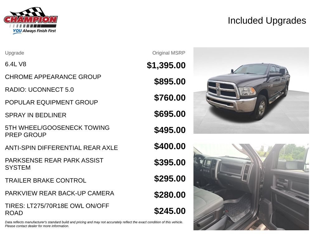 Used 2016 RAM 2500 Tradesman w/ Chrome Appearance Group AWD/4WD image 4