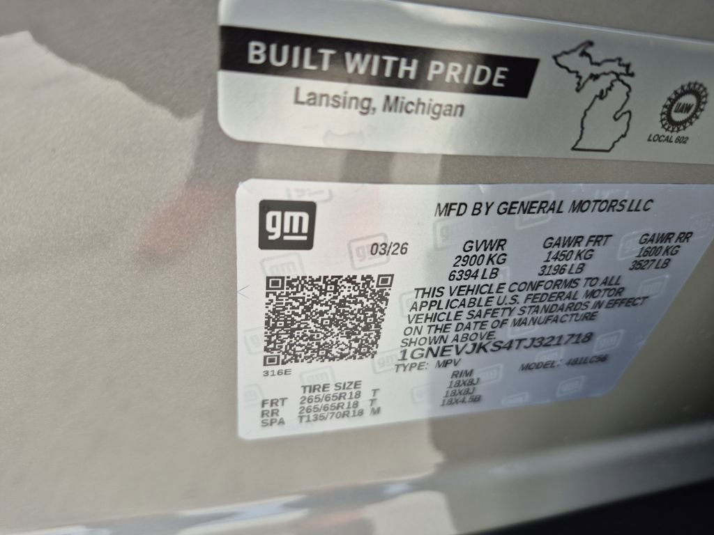 New 2026 Chevrolet Traverse Z71 w/ Enhanced Driving Package AWD/4WD image 30