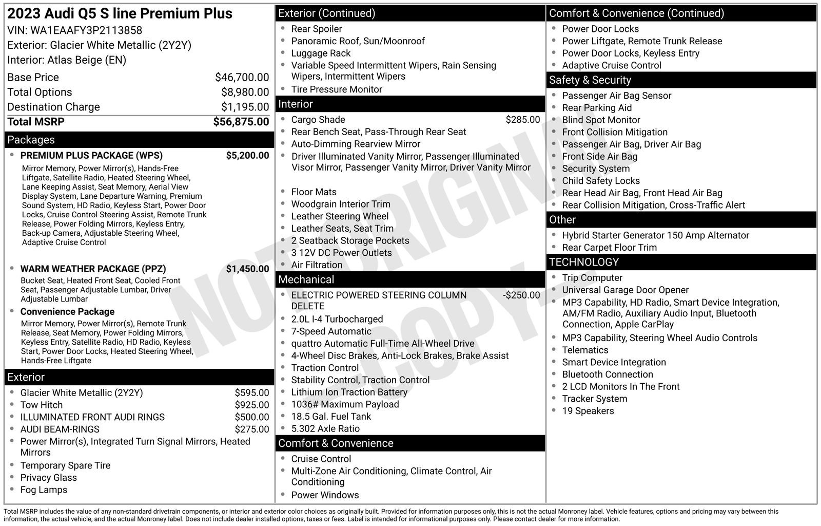 Certified 2023 Audi Q5 2.0T Premium Plus w/ Premium Plus Package AWD/4WD image 33