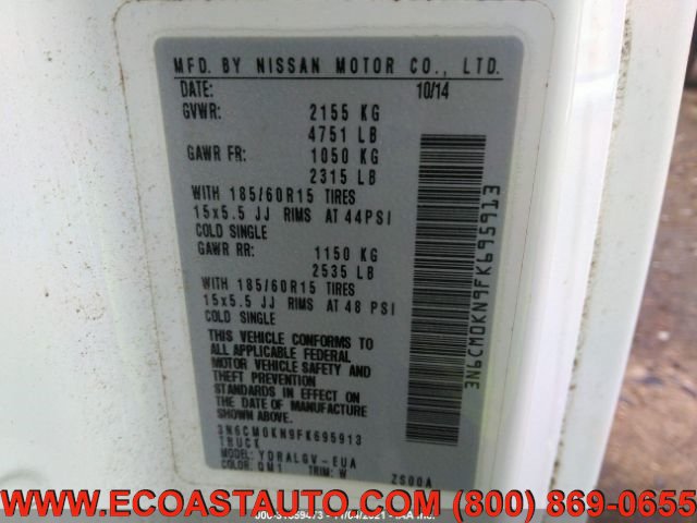 Used 2015 Nissan NV200 SV w/ Technology Package FWD image 10