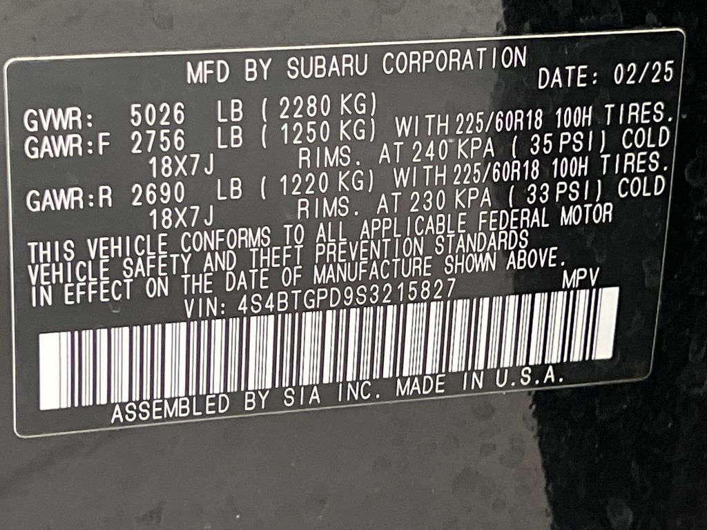 Used 2025 Subaru Outback Touring XT AWD/4WD image 81