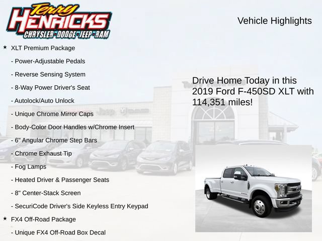 Used 2019 Ford F450 XLT w/ XLT Premium Package AWD/4WD image 4