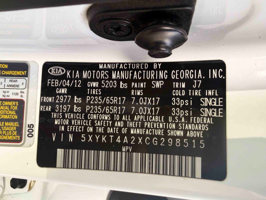 Used 2012 Kia Sorento LX w/ V6 Convenience Pkg image 37