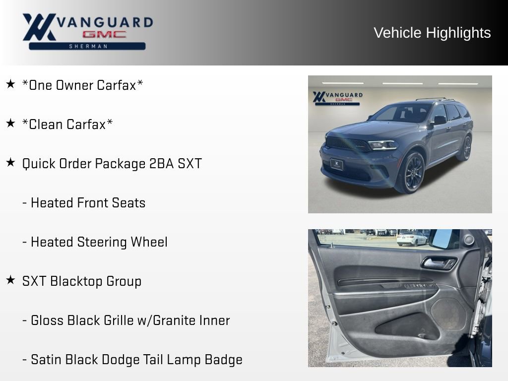 Used 2024 Dodge Durango SXT w/ SXT Blacktop Group image 5