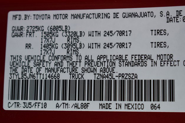 New 2026 Toyota Tacoma SR5 image 15