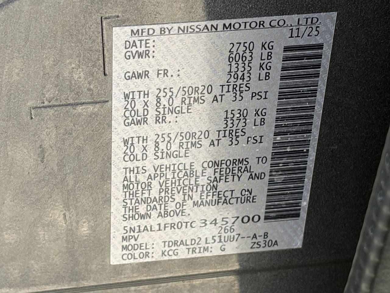 Certified 2026 INFINITI QX60 Luxe w/ Cargo Package FWD image 34