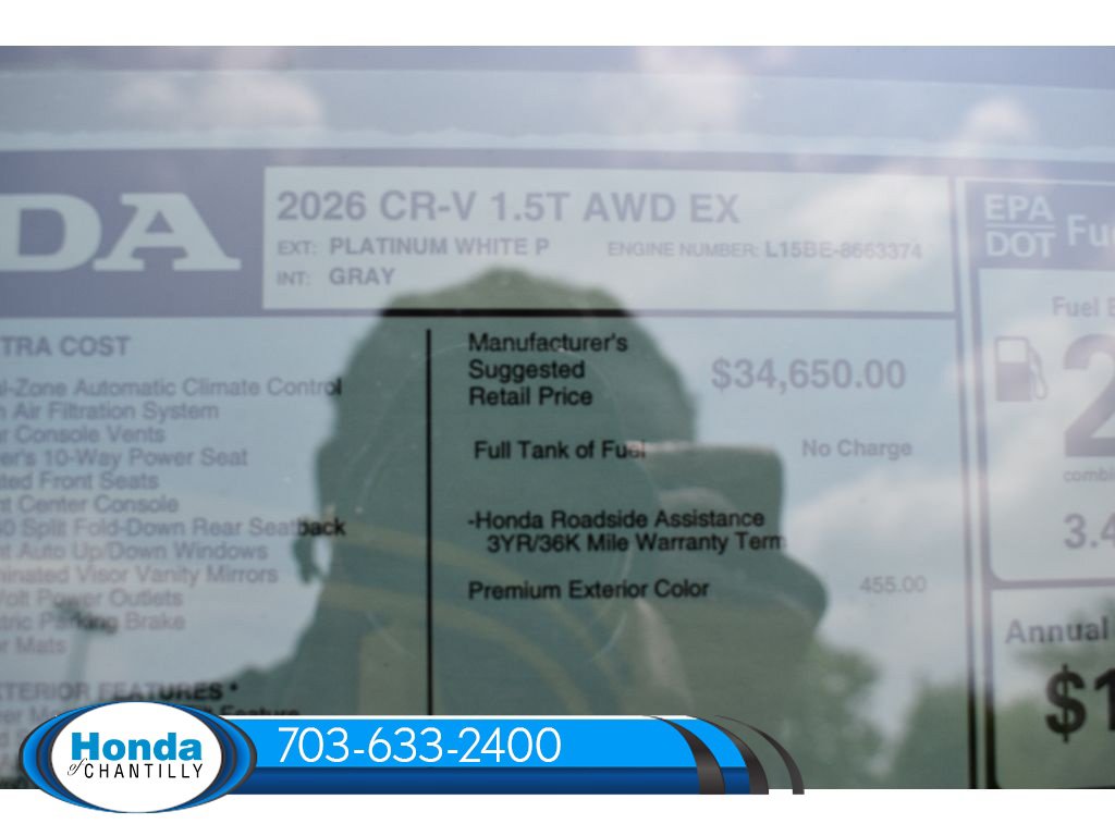 New 2026 Honda CR-V EX image 35