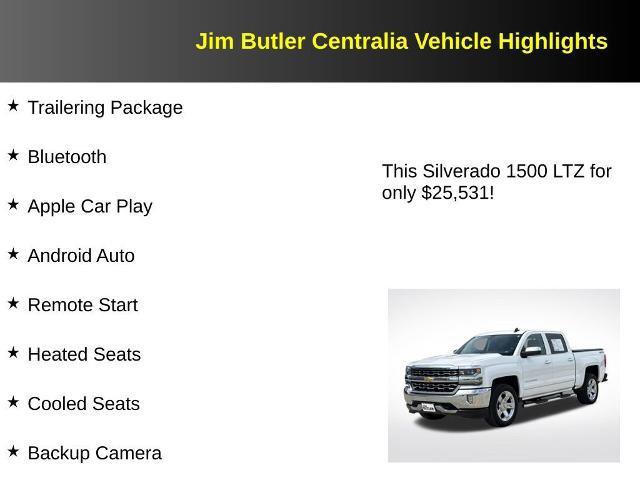 Used 2018 Chevrolet Silverado 1500 LTZ w/ Sport Package AWD/4WD image 5