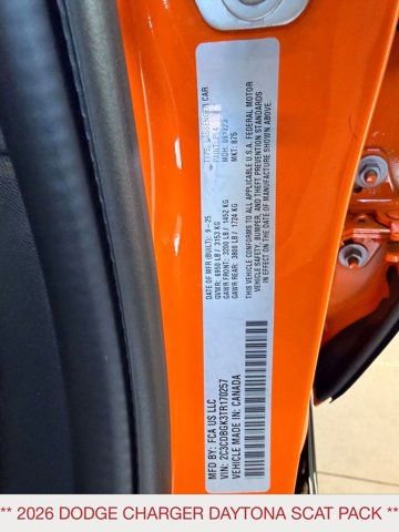 New 2026 Dodge Charger R/T Scat Pack w/ Track Package image 23