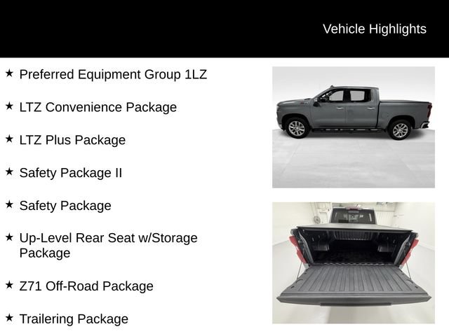 Certified 2021 Chevrolet Silverado 1500 LTZ w/ Safety Package II AWD/4WD image 27