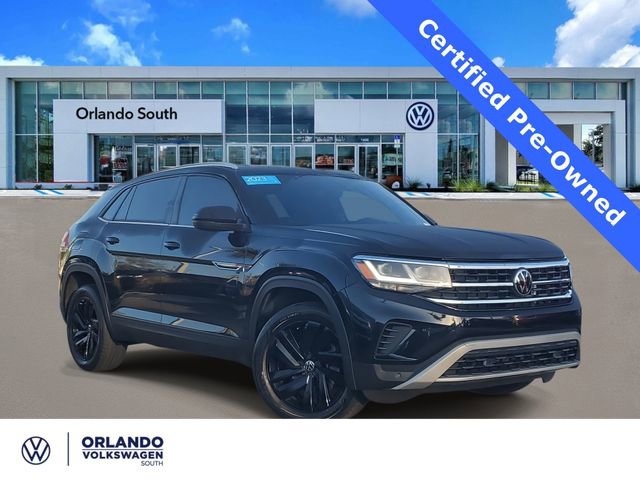 Certified 2023 Volkswagen Atlas Cross Sport SE w/ Black Wheel Package