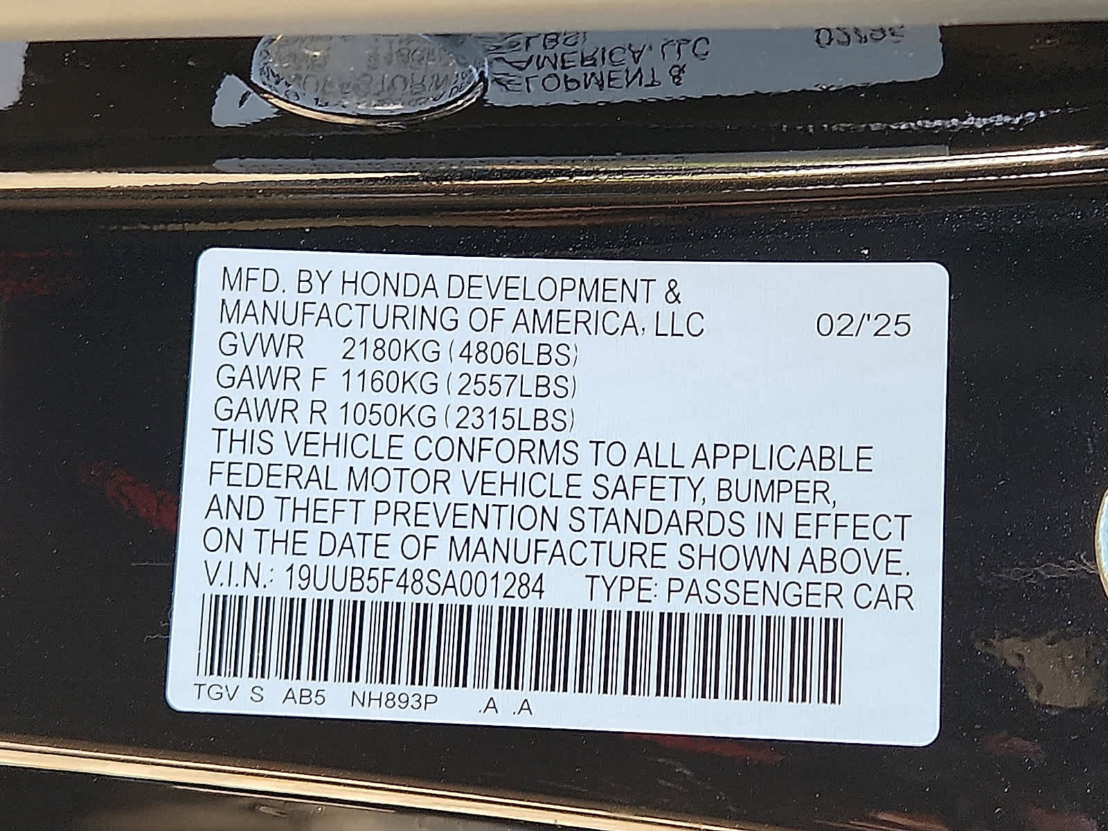 Certified 2025 Acura TLX w/ Technology Package FWD image 28