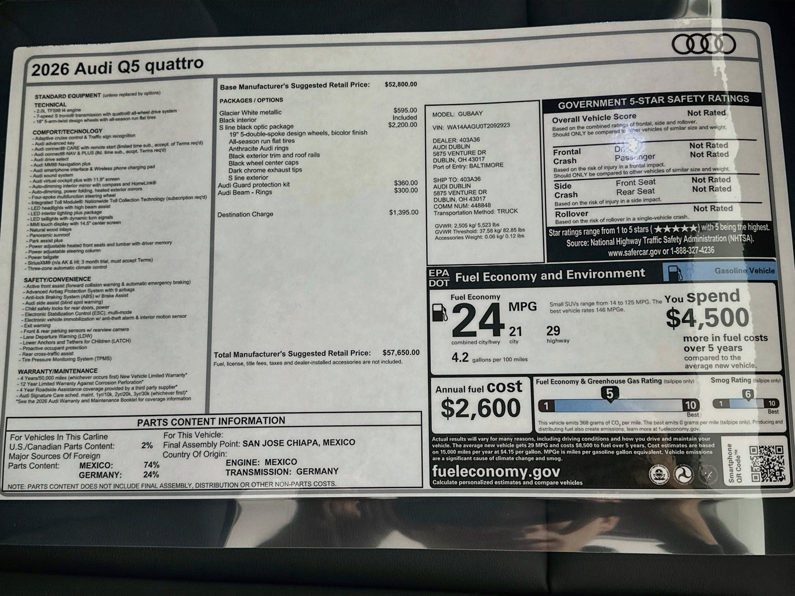 New 2026 Audi Q5 2.0T AWD/4WD image 46