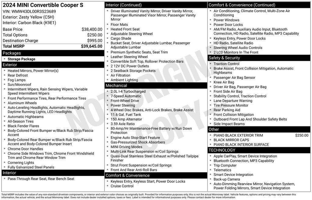 Used 2024 MINI Cooper S FWD image 3