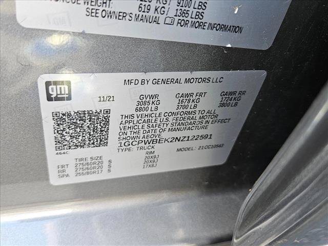 Certified 2022 Chevrolet Silverado 1500 Custom RWD image 24