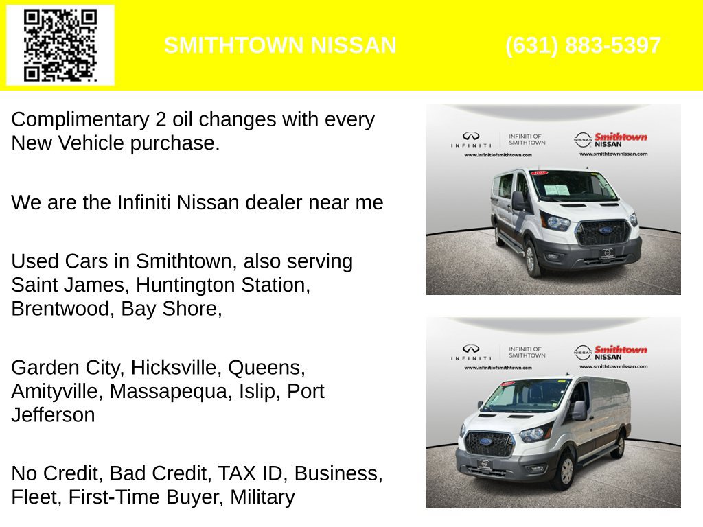 Used 2025 Ford Transit 250 Low Roof w/ Exterior Upgrade Package RWD image 2