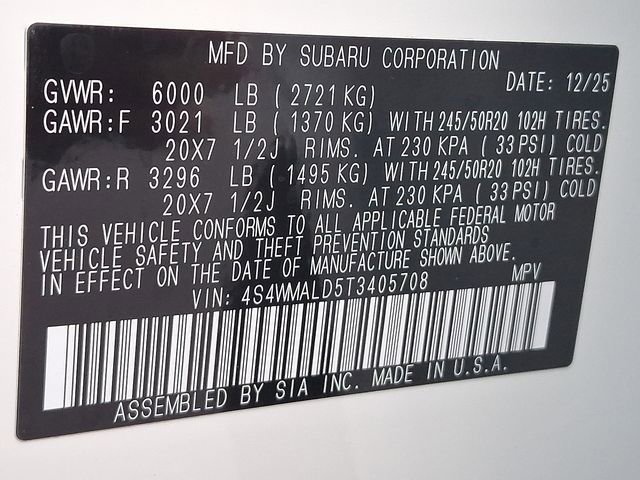 New 2026 Subaru Ascent Bronze Edition w/ Popular Package #2 image 10
