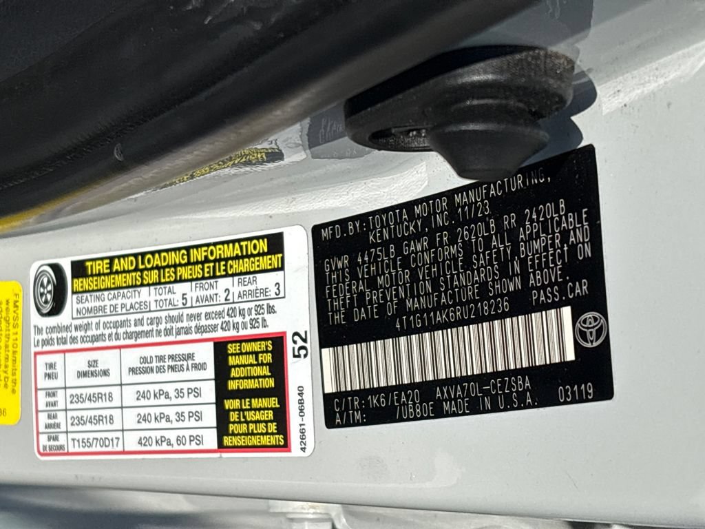 Used 2024 Toyota Camry SE FWD image 21