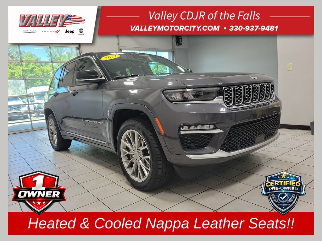 Certified 2022 Jeep Grand Cherokee Summit w/ Advanced Protech Group IV
