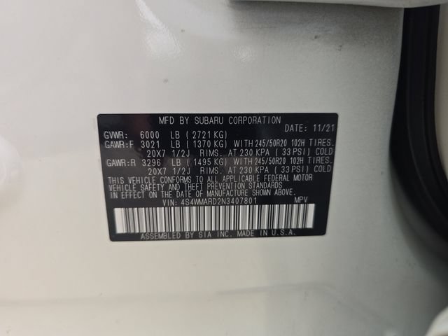Certified 2022 Subaru Ascent Touring AWD/4WD image 31