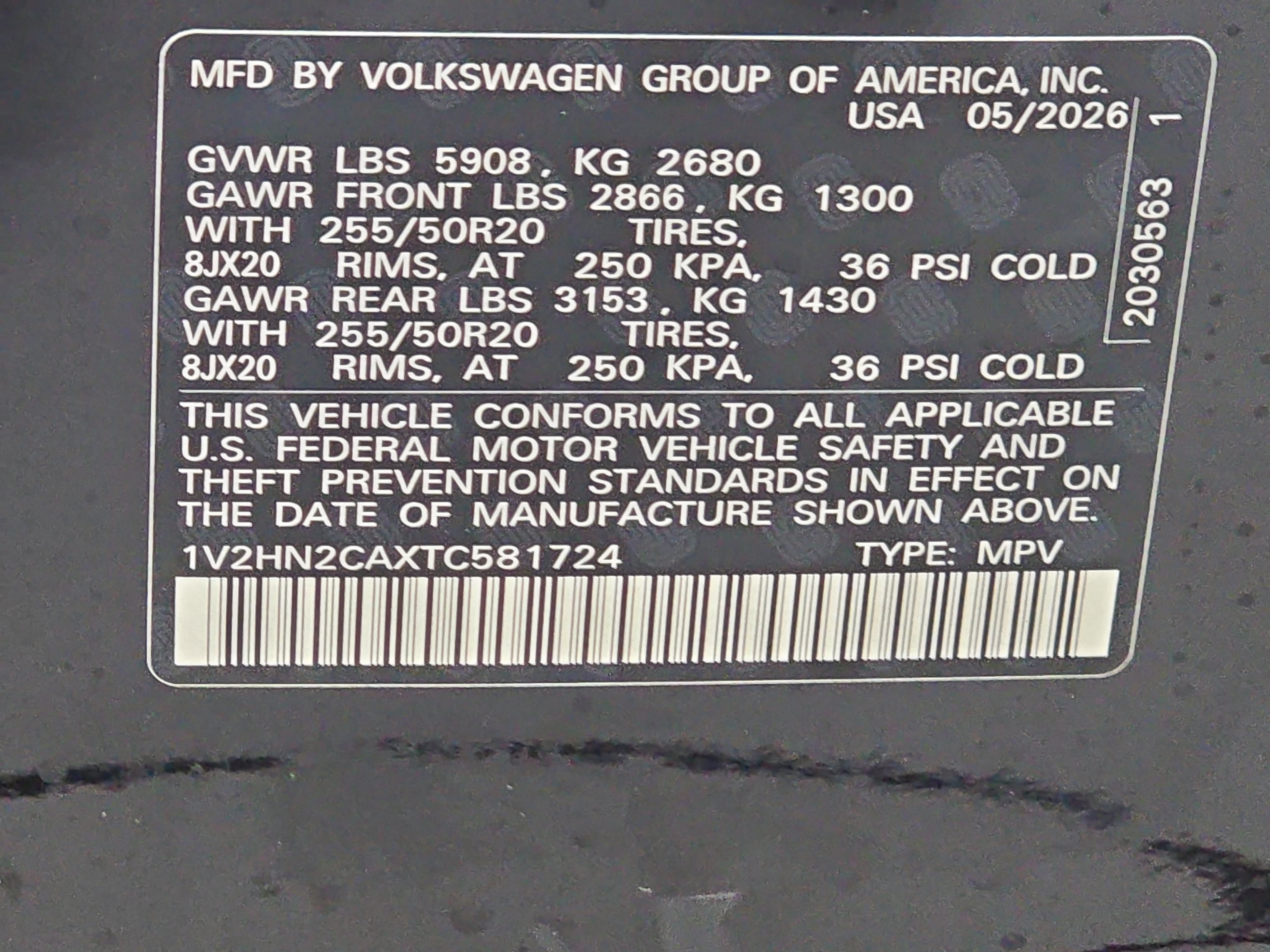 New 2026 Volkswagen Atlas SE AWD/4WD image 36