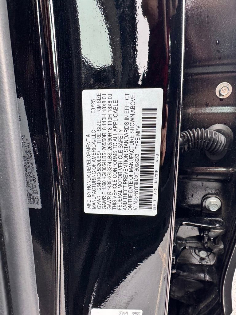 Certified 2026 Honda Passport RTL image 23